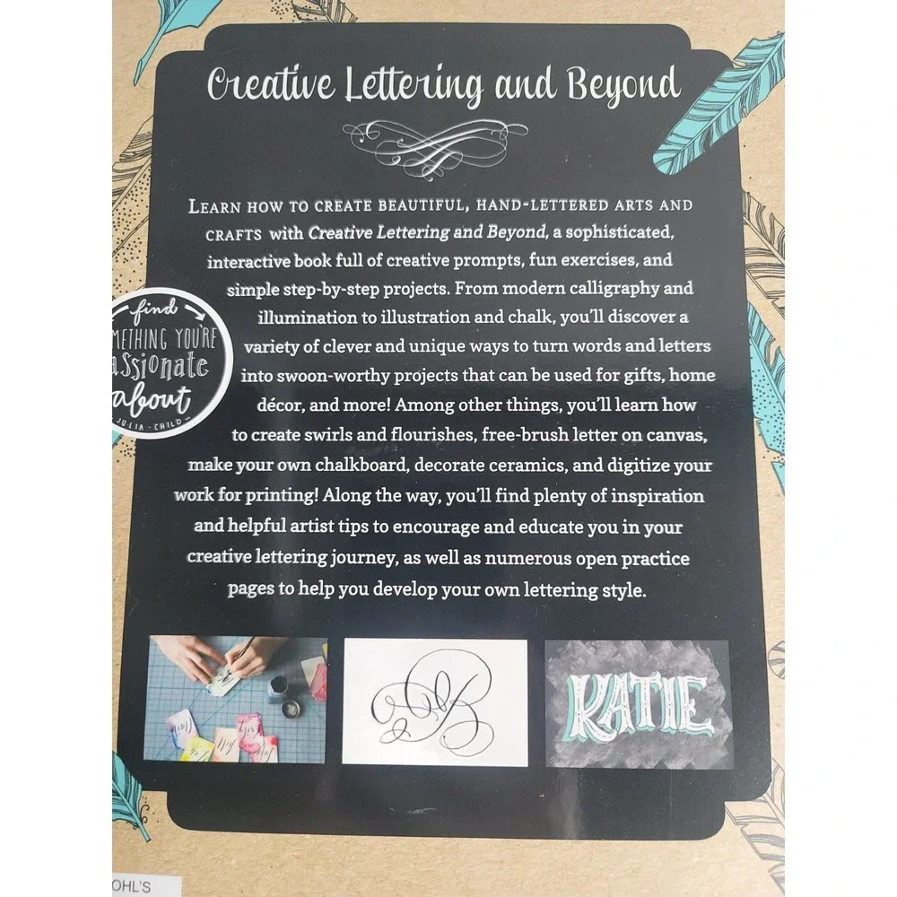 Lot 2 Creative Lettering & Beyond‎ Inspiring Tips Techniques and Ideas Book Kit